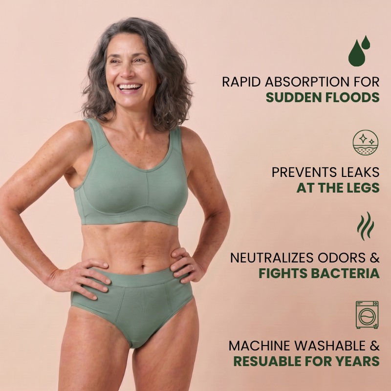 RapidCell™ Bamboo Hipster | Leakproof & Breathable