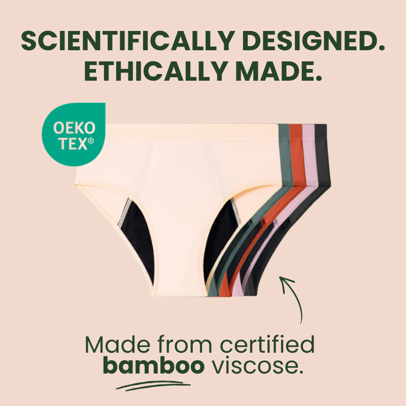 RapidCell™ Bamboo Hipster | Leakproof & Breathable