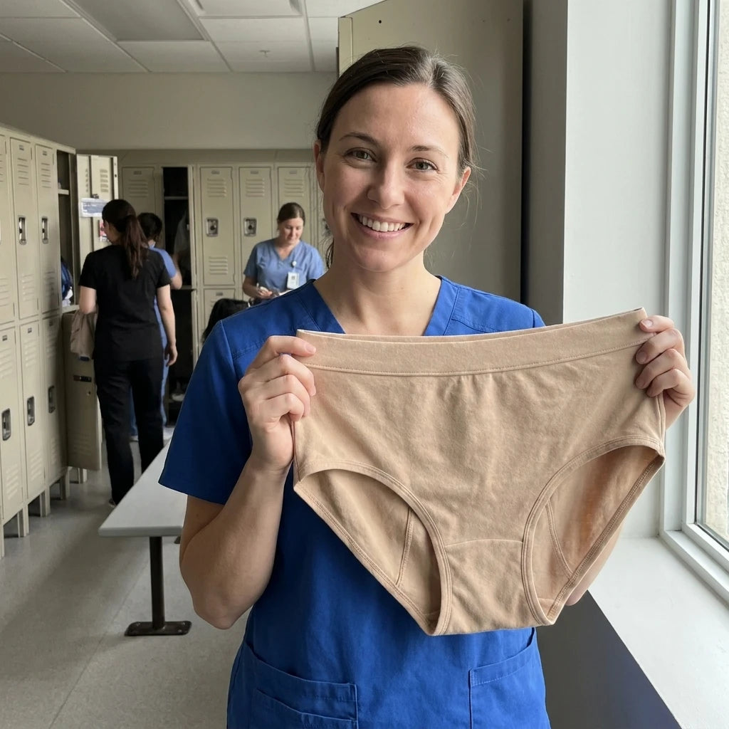 Woman wearing Sistera underwear